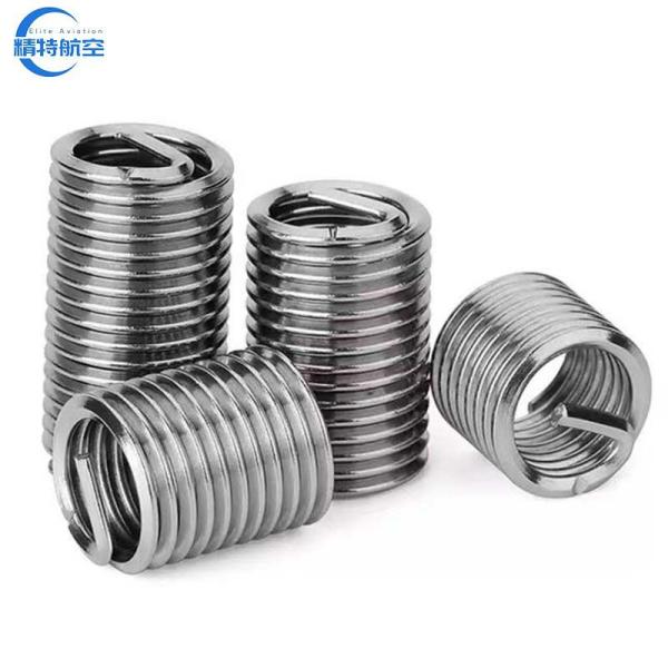 Metric Thread Sizes Coarse Thread Wire Thread Insert Threaded Sleeve with Durable and Nickel Plated Surface Finishing
