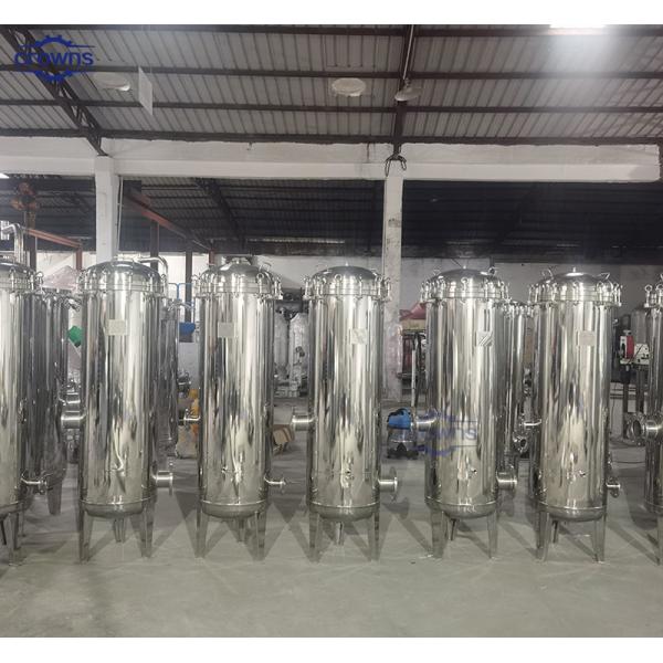 Stainless Steel Filter Housing Water Filter Housing High Pressure Filter Multi Cartridge Filter Housing