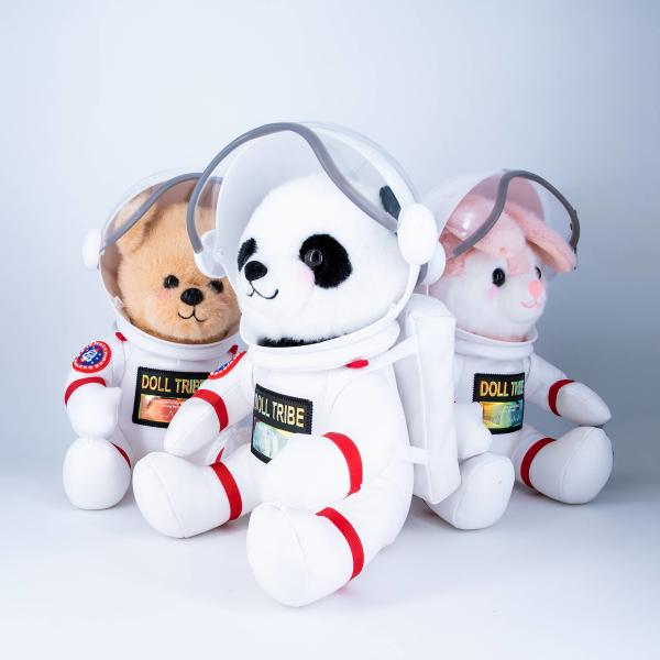 Astronaut Spaceman Stuffed Animal Teddy Bear Plush Toys Customized Color Wholesale