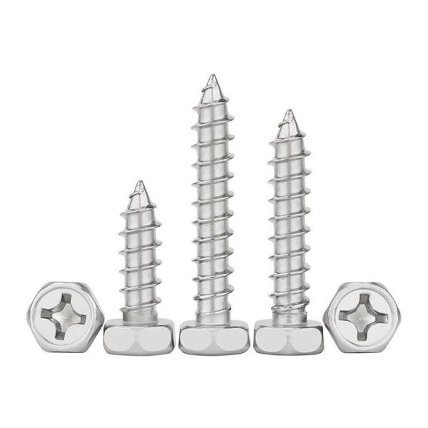 Zinc Plated Self Tapping Screws Grade 8.8 Cross Recessed Flat Head Screw