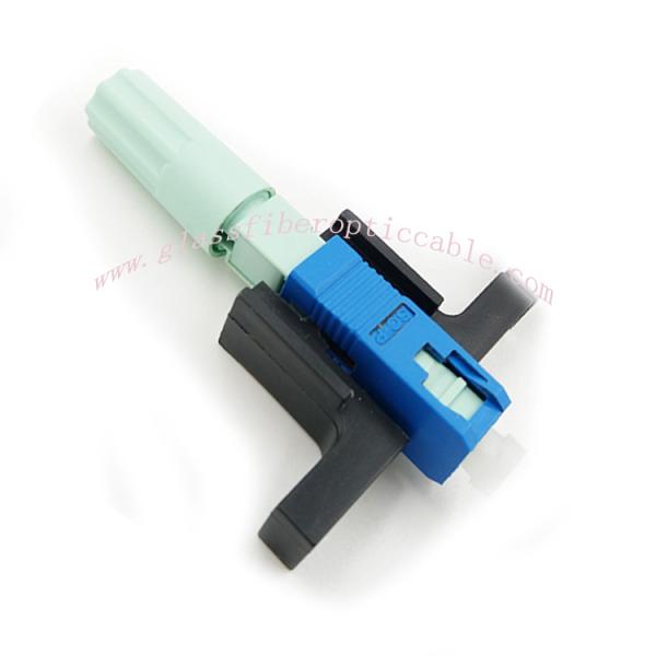 High Success Rate FTTH SC UPC Fast Connector 0.2 DB Insert Loss Easy Install