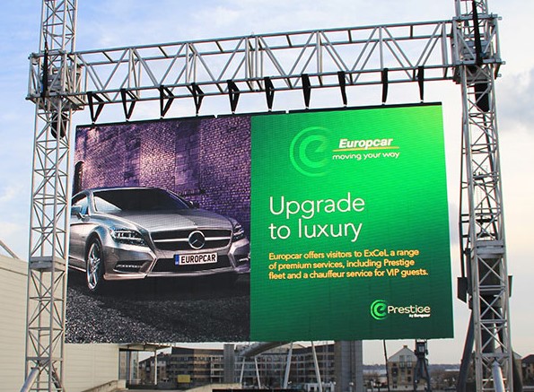 500x1000 die casting ultra thin&fast installation outdoor P4.81 rental led display screen video wall