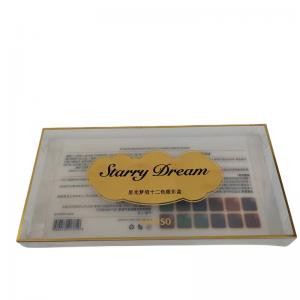 Best Clear Eyeshadow Box Packaging Plastic Recyclable Foldable OEM wholesale