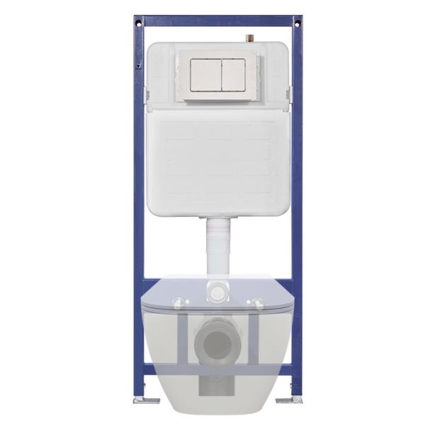 Modern Bathroom Full Frame Concealed Flush Tank With Ceramic Flush Valve