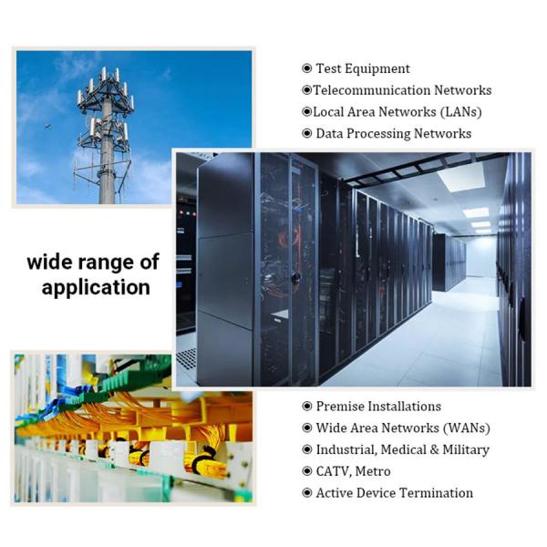 Simplex / Duplex SC Fiber Connector 1.2mm Cable Diameter MultiMode