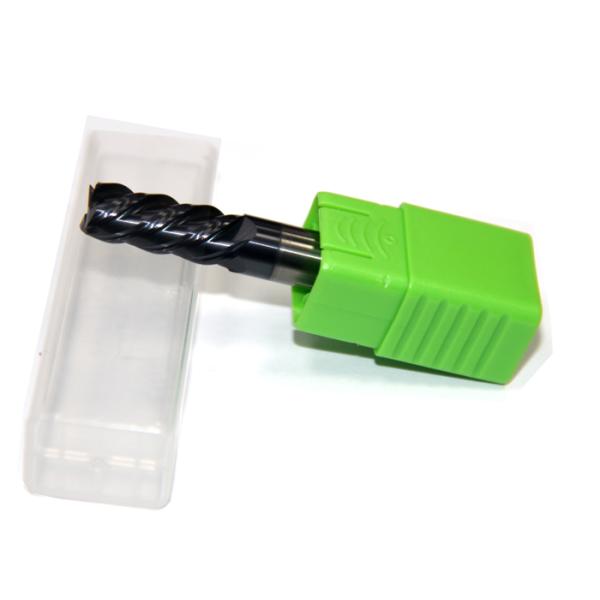 High Performance Corner Radius Milling Cutters Four Flutes 0.4 μm Grain Size