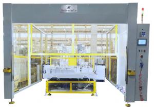 Best Double Robots Edge Folding Machine Auto Wrapper Two Stations Trim Panel wholesale