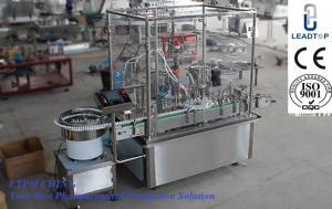Best Automatic Liquid Bottle Filling Machine with PLC Control 10-40 bottles/min wholesale