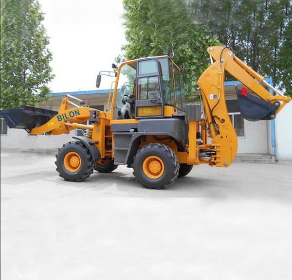 Cheap Multi Function Towable Tractor Loader Backhoe With 4 In 1 Bucket for sale