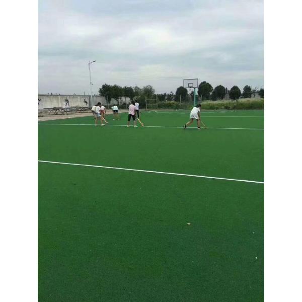 Eco - Friendly Natural Looking Artificial Grass For Hockey Field Long Service Life