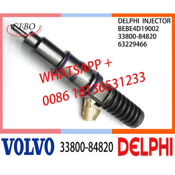 33800-84820 BEBE4D19002 Fuel engine Diesel Injector 33800-84820 BEBE4D19002 63229466 E3.18 for HYUNDAI 12L LOW POWER