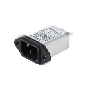 Best 110V 10A IEC C12 Inlet Filter Quick Terminal Output Noise Filter For Home Appliance wholesale