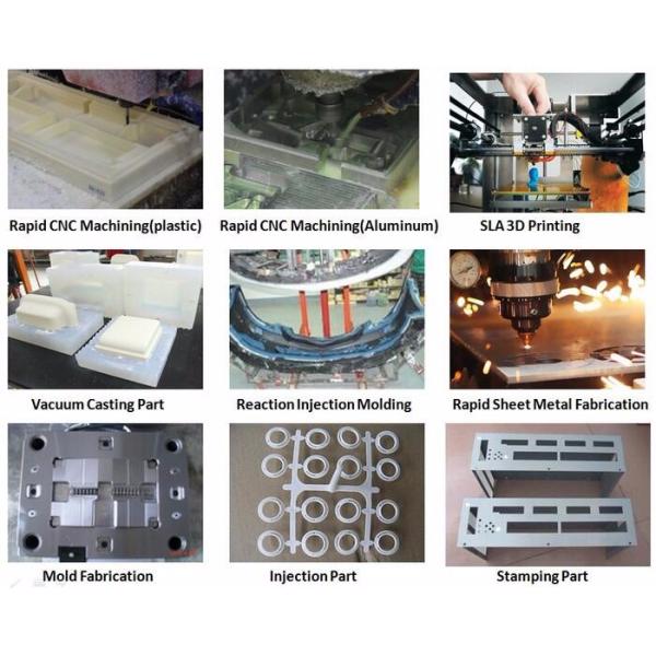 Black ABS Plastic Rapid Prototyper , Rapid Prototyping For Product Design