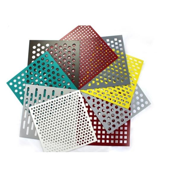 304 Stainless Steel Perforated Facade Cladding 0.3-10mm Thickness
