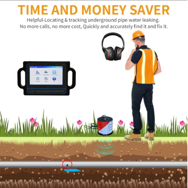 2M Water Leak Sound Detector Outdoor Plumbing Pipeline