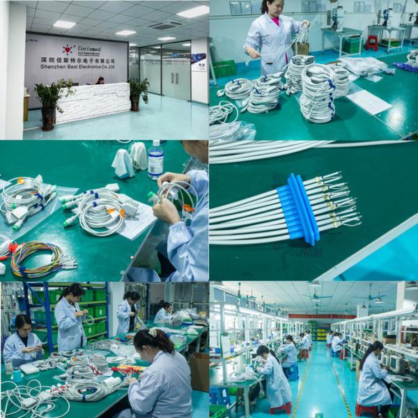 High-Performance Reusable SpO2 Sensor Extension Cable 6Pin for 3F Devices