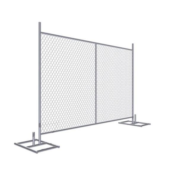 6' x 8' Size Temporary Chain Link Mesh Fence Removable For Construction