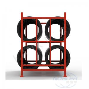 Best Oem Odm Steel Wheel Racks Car Tire Display Rack Stackable Motorcycle Spare Tyre Rack wholesale