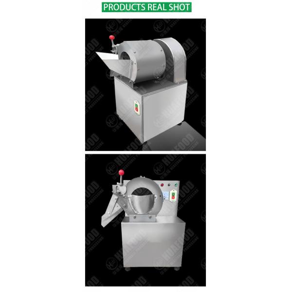 Vegetable Roots 200kg/H Cube Slicer Machine