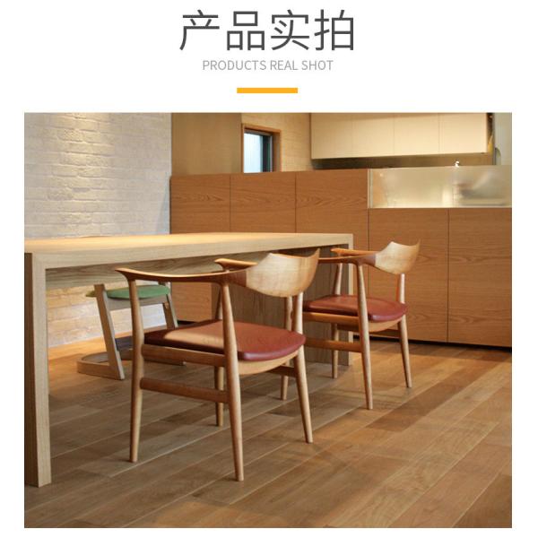 Pu Wooden Kennedy Armchair 480*460*760mm For Dining Room