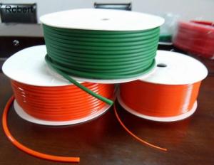 China Orange Color Polyurethane Round Section Belts For Roller Conveyors Abrasion Resistance on sale