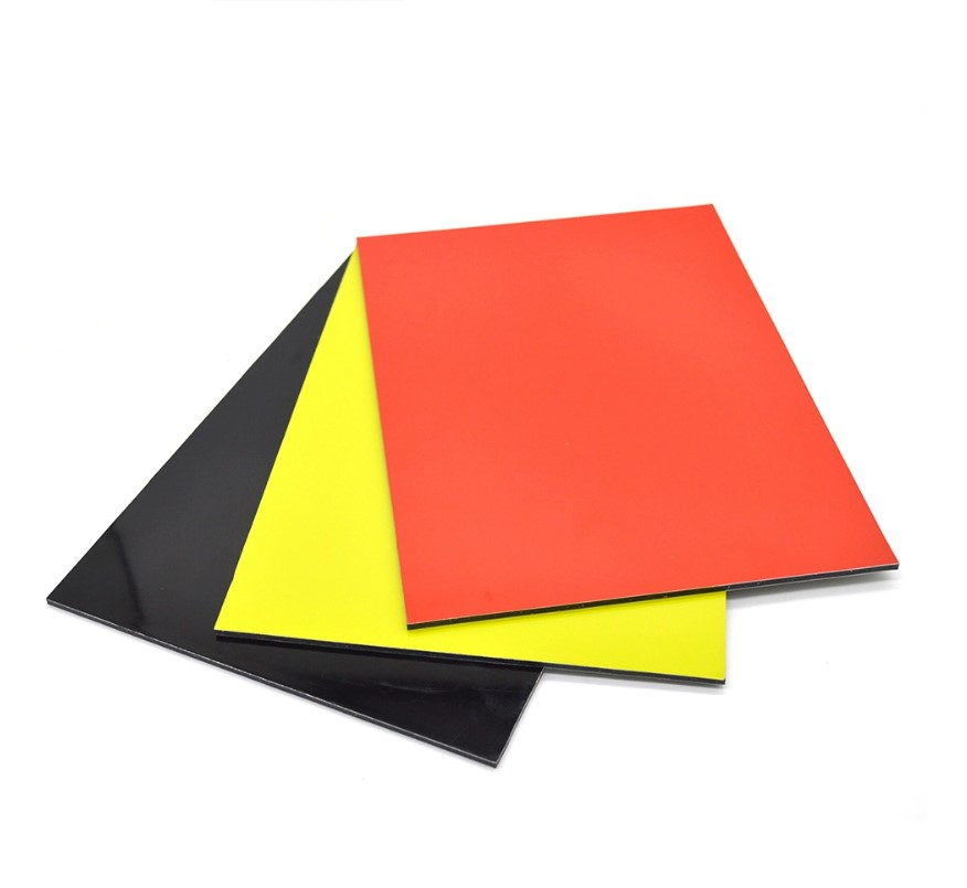 Polyethylene Black Brushed Aluminium Composite Panel B1 And A2 Fireproof Acp Sheet 3mm