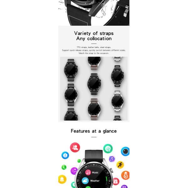 E20 IP67 Waterproof Wireless Call Smartwatch 4.2BLE ROHS Drop Shipping