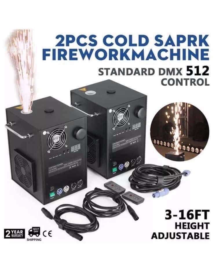 Best Electronic DMX512 650W Stage Spark Machine Cold Sparkler Fountains wholesale