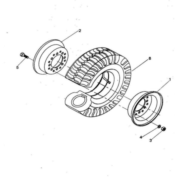 Safety Features Counterweight Forklift Truck Fork Length 920/1070/1220/1500 Mm