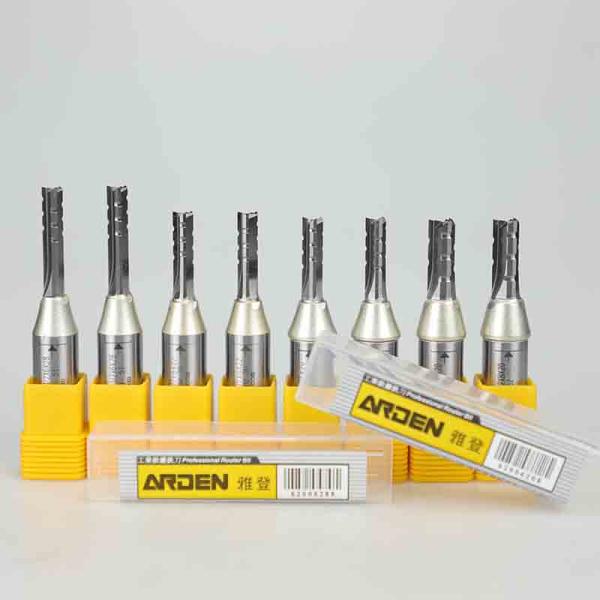 Hot Sales 1/4 1/2 Shank Cnc Wood Tools 3 Flutes Router Bits for Wood Woodworking Straight Router Bit Cnc Arden