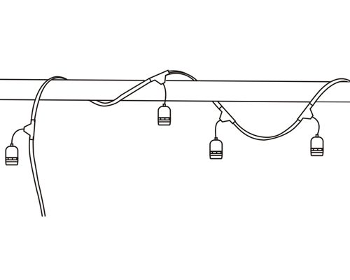 S14 LED String Lights E27 Retro Edison Filament Bulb Christmas Decoration Patio Porch Lights Garland of leds Lights for Outdoor