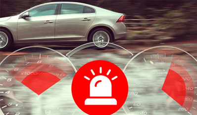 Speed limit alert interface