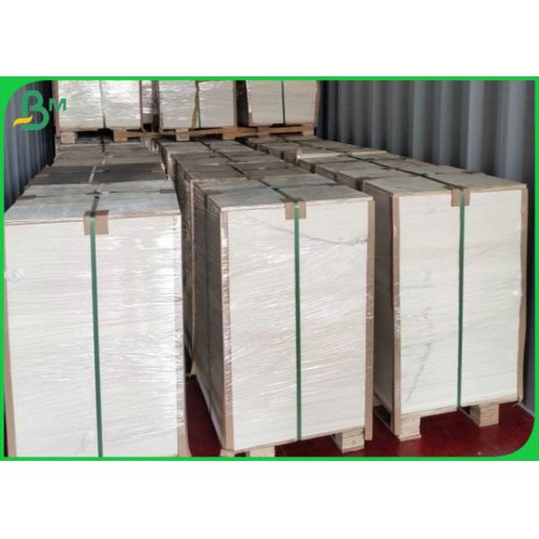 C1S Grey Chipboard Coated White Back Gray 400gsm Customzied Size In Sheets