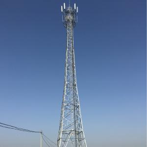 China Q345b Galvanised Lattice Steel Tower , Antenna Four Legged Tower on sale