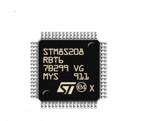 Best MCU 24MHz, 8-Bit MCU LQFP-64 STM8S208RBT6 Suitable for smart door lock and fingerprint lock scheme wholesale
