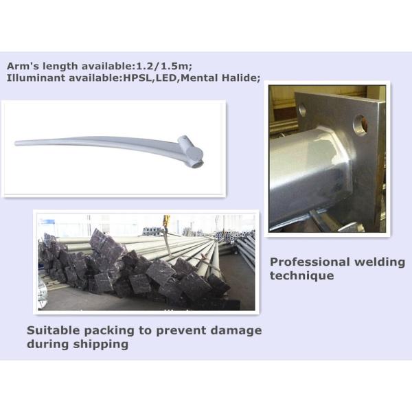 Hot sale Double arms decorative street lighting pole light single arms