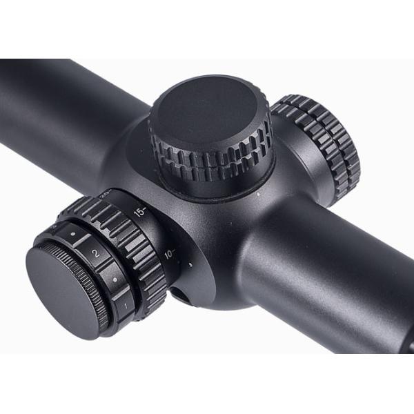 Black Color First Focal Plane Scopes 80mm Eye Relief Fully Multi Coated Optics