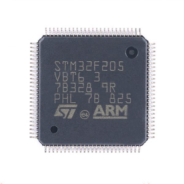 Cheap STM32F205 Microcontroller Integrated Circuit IC Chip MCU 32BIT 128KB FLASH 100LQFP STM32F205VBT6 for sale