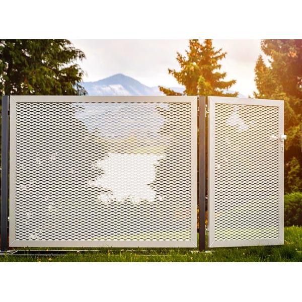 Expanded Metal Security Fence 3-5mm Thick Anti-Climb Diamond Mesh