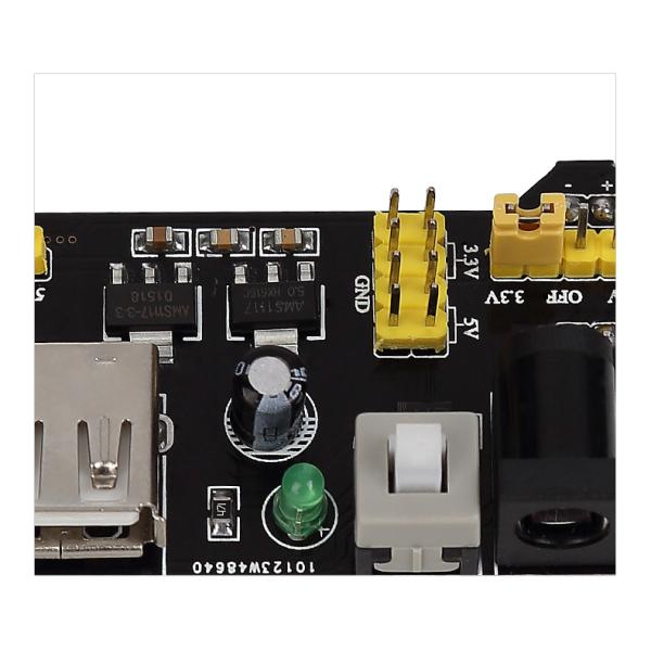 Solderless Breadboard Kit 3.3V 5V Plug-In Breadboard Power Supply