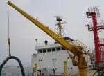 Offshore Hydraulic Telescopic Boom Marine Crane Marine Electric Hydraulic Davit