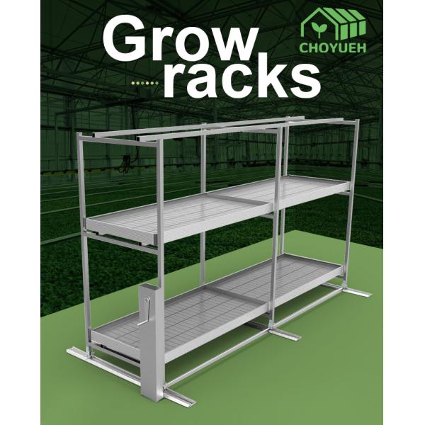 Customized Vertical Farming Seedling Bed Medical Plants Vertical Mobile Grow Racks