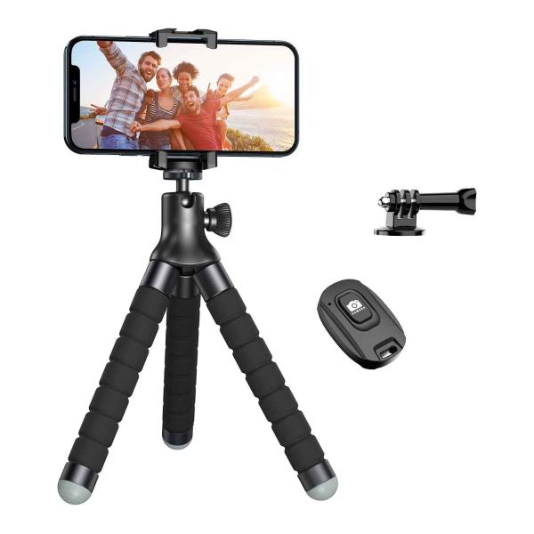 Universal multifunctional lazy phone holder Adjustable Selfie Stick Stand 20cm