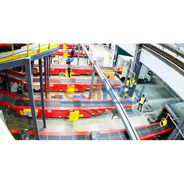 High Throughput Retractable Belt Conveyor Telescopic Loading Conveyor For Logistics Hubs