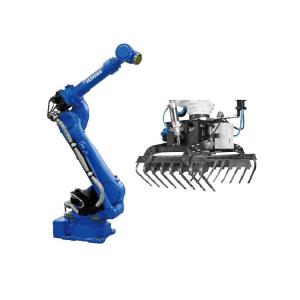 Yaskawa Robot Arm 6 Axis GP180 With CNGBS Customized Robot Gripper For Pallet Handling Robot