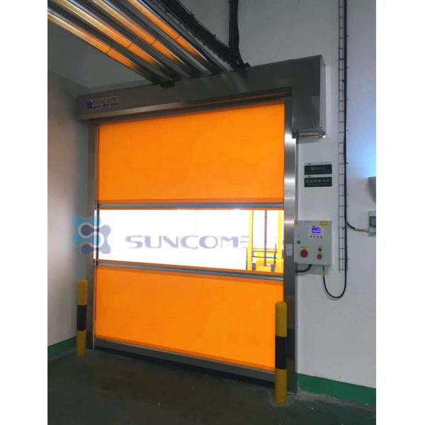 External High Speed Industrial Shutter Door Colorful PVC Curtain For Workshop