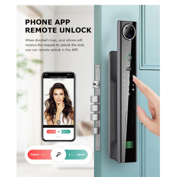 TH-Q9 3D face Front Door Lock