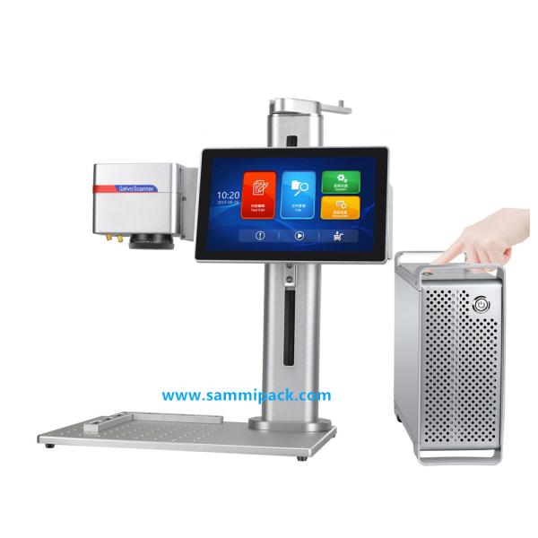 Portable Laser Batch Code Printer ,Fiber Laser Coding Machine for Product Serial Numbers, QR Codes, Logo,Barcodes on Packaging