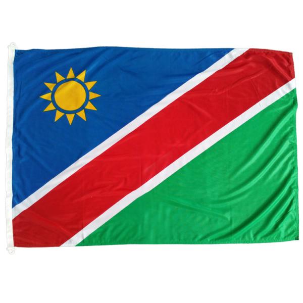 Namibia Flagolden national screen printed high quality