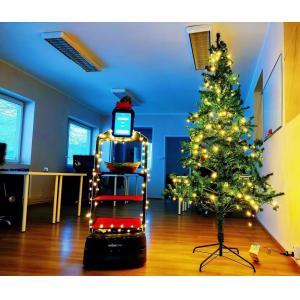 Best Advertising Automated Robot Food Delivery Service 30W BBQ Advertising wholesale